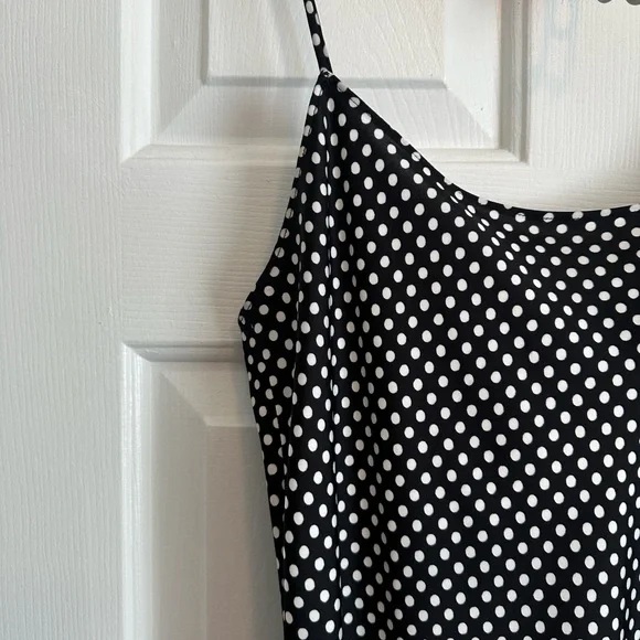J. Crew Black and White Polka Dot Midi Dress - Picture 4 of 6